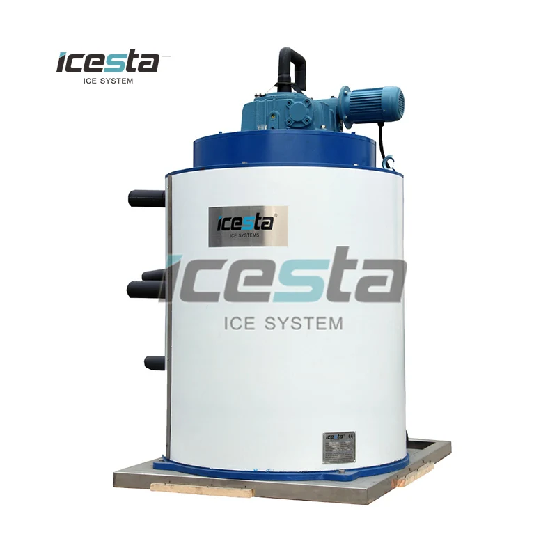 ICESTA seawater flake ice machine drum for ammonia system