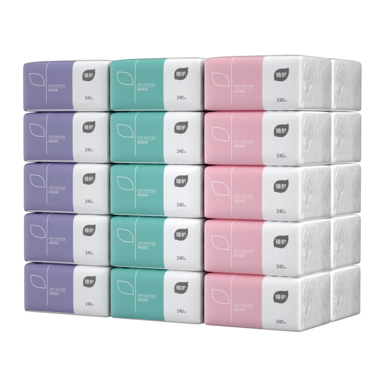 Factory Price Finely Processed Multifunctional Napkin Facial Box Packaging Tissue Paper