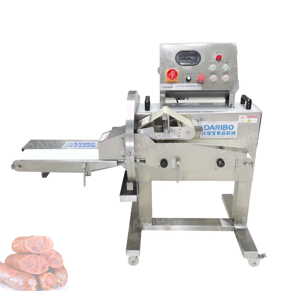 DARIBO Stable Cooked Chicken Ham Cutting Machine Cooked Bamboo Cutting Equipment for Sale