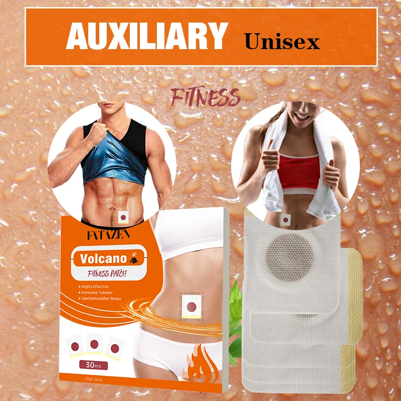 30 Pieces Per Box Magnetic Slim Patch Weight Loss Pad Burning Fat Body Shaping Herbal Sticker Magnet Belly Slimming Patch