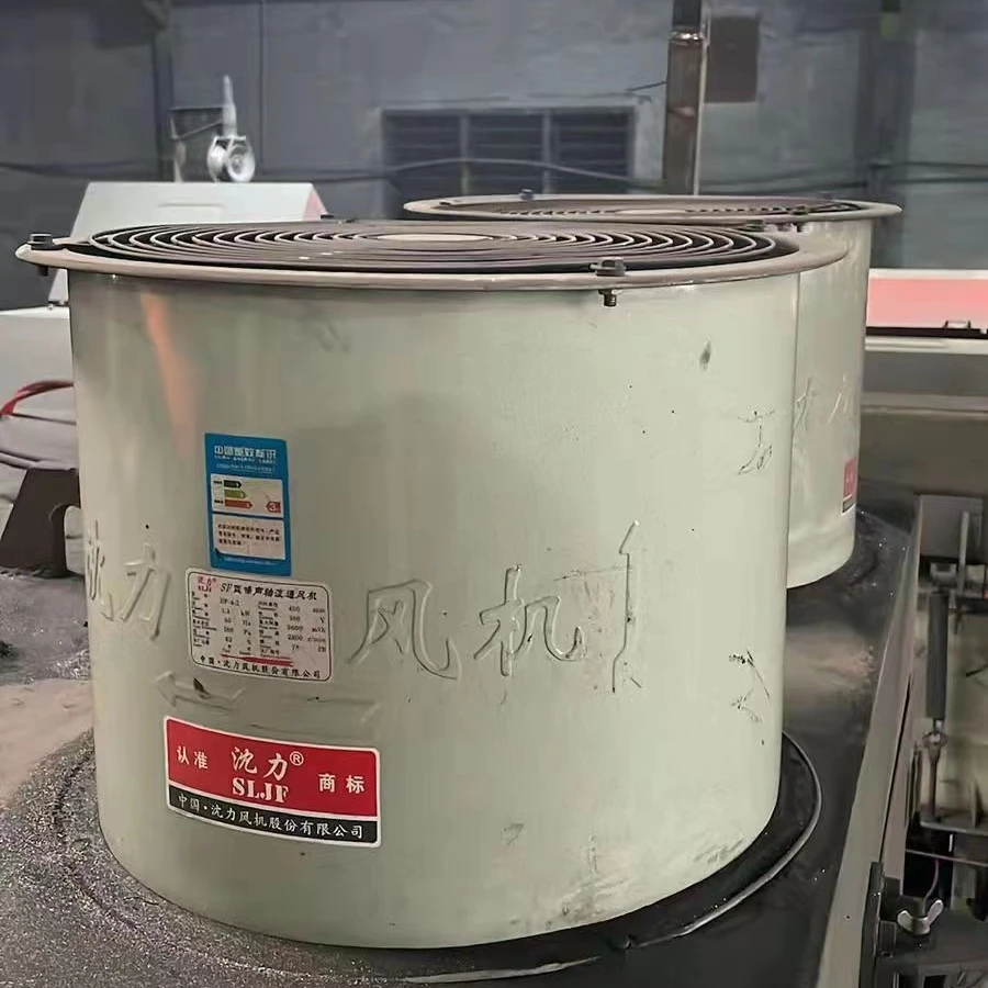 Fan for coiler take up machine for wire drawing machine