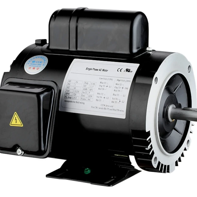 Nema Single Phase 1Hp Frame 56C induction electric motor