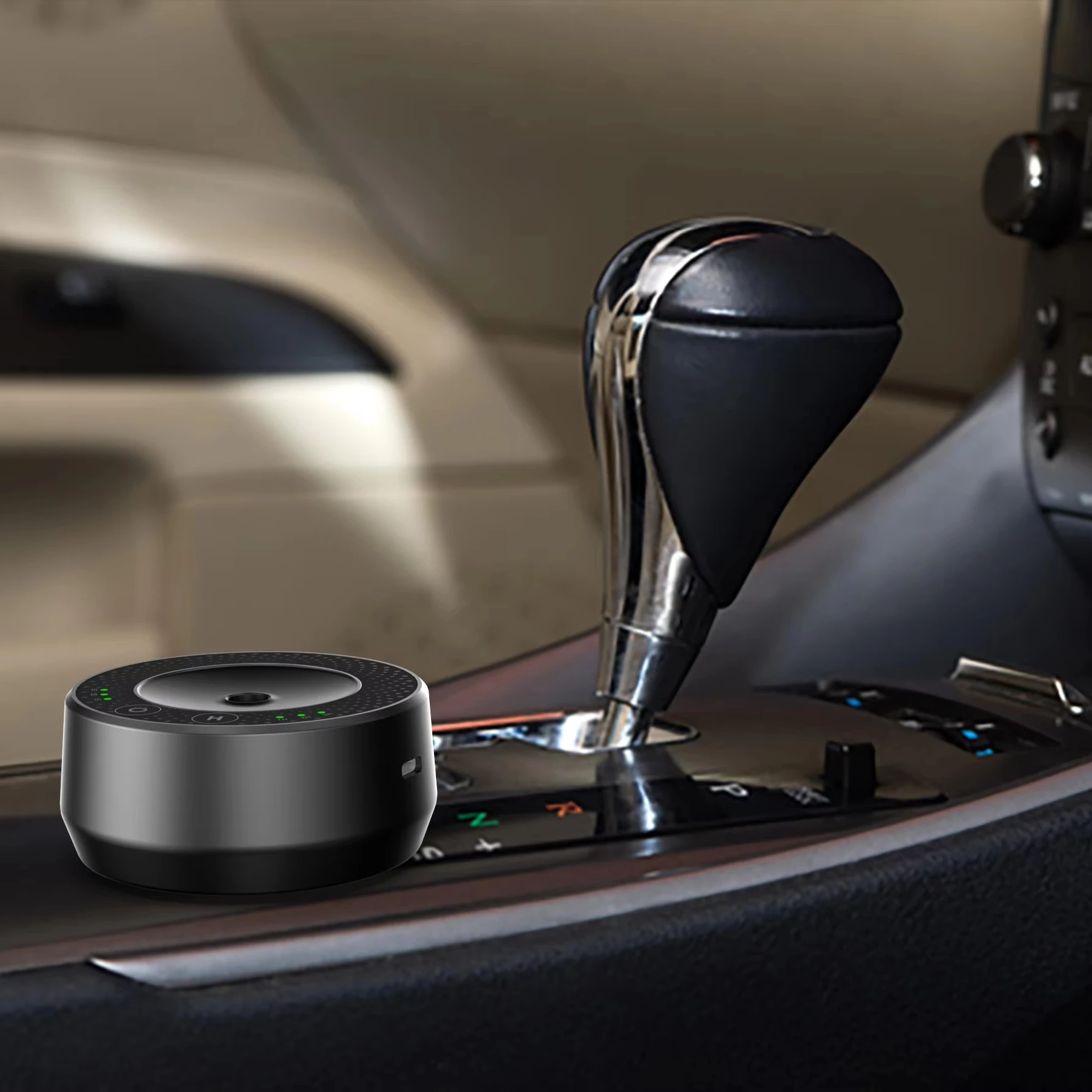 Portable Smart Rechargesble Car Diffuser Machine Timer Black Nano Essential Oil Mini Electric Car Diffuser Spray