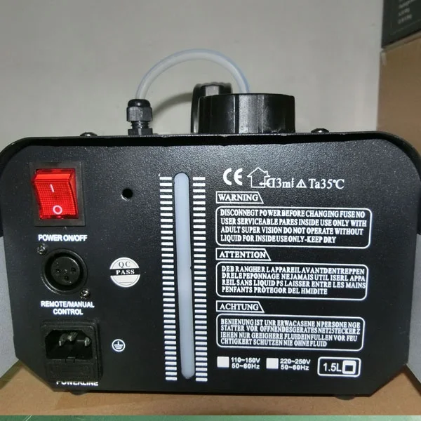 stage 1500w DMX remote fog smoke machine for party entertainment