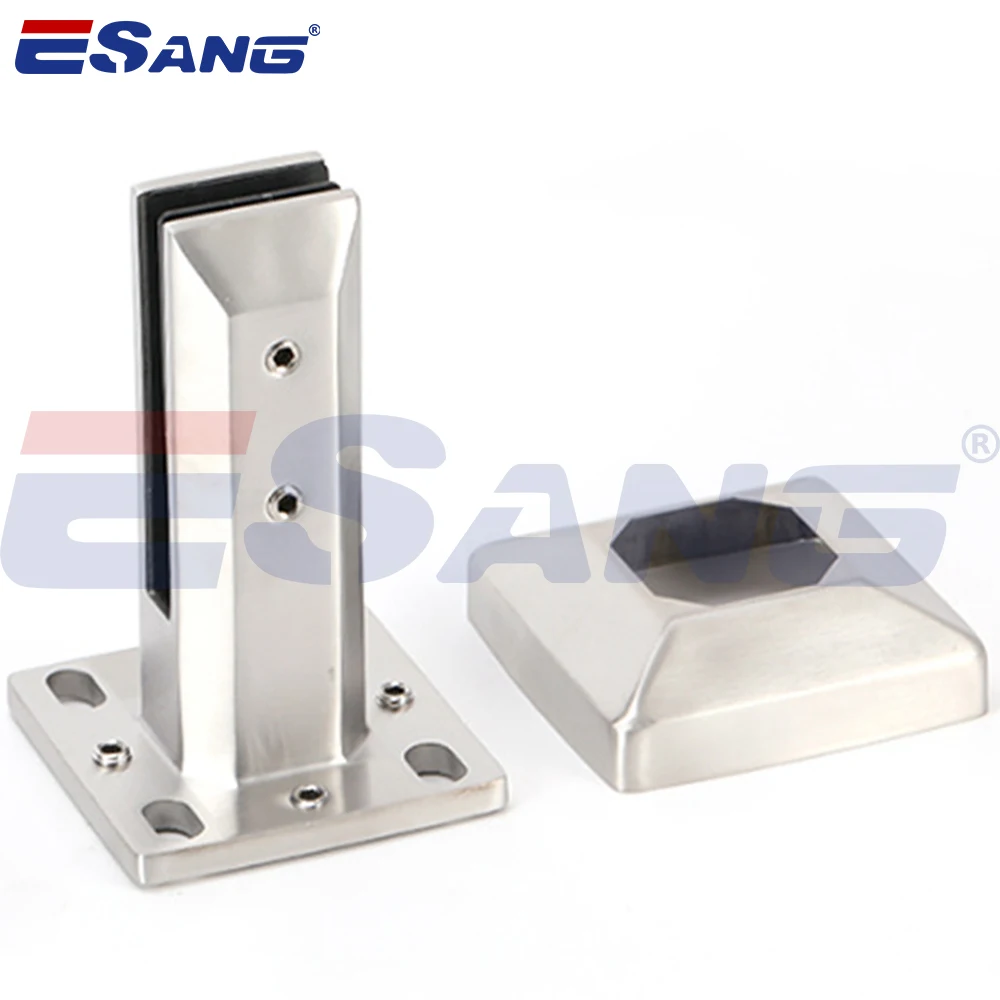 ESANG Pool Fence Gold 304 316 Stainless Steel Spigot Glass Railing Clamp For 8-12Mm Glass