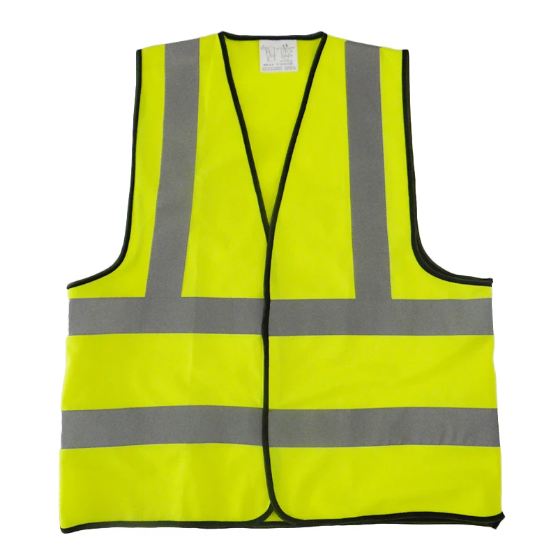 Public personal safety hi vis reflector lead vest production