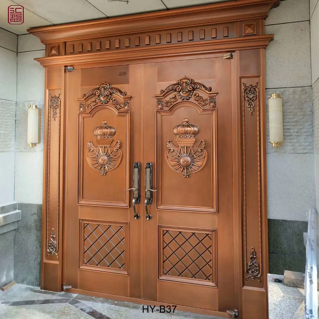 Luxury copper material high quality latest house main gate designs