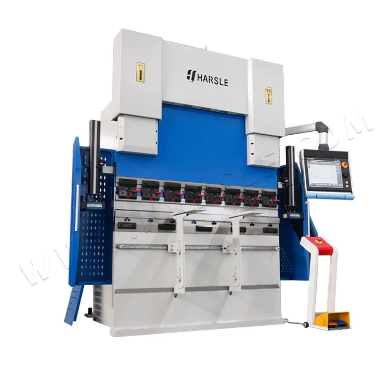 Hydraulic Press Brake 8 Axis Metal Bending Machine 63T 3d servo CNC Delem Electric Hydraulic Press Brake