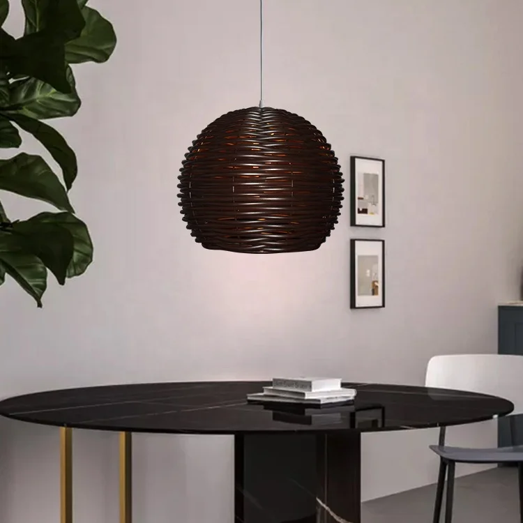 
plastic weaving pendant lamp 