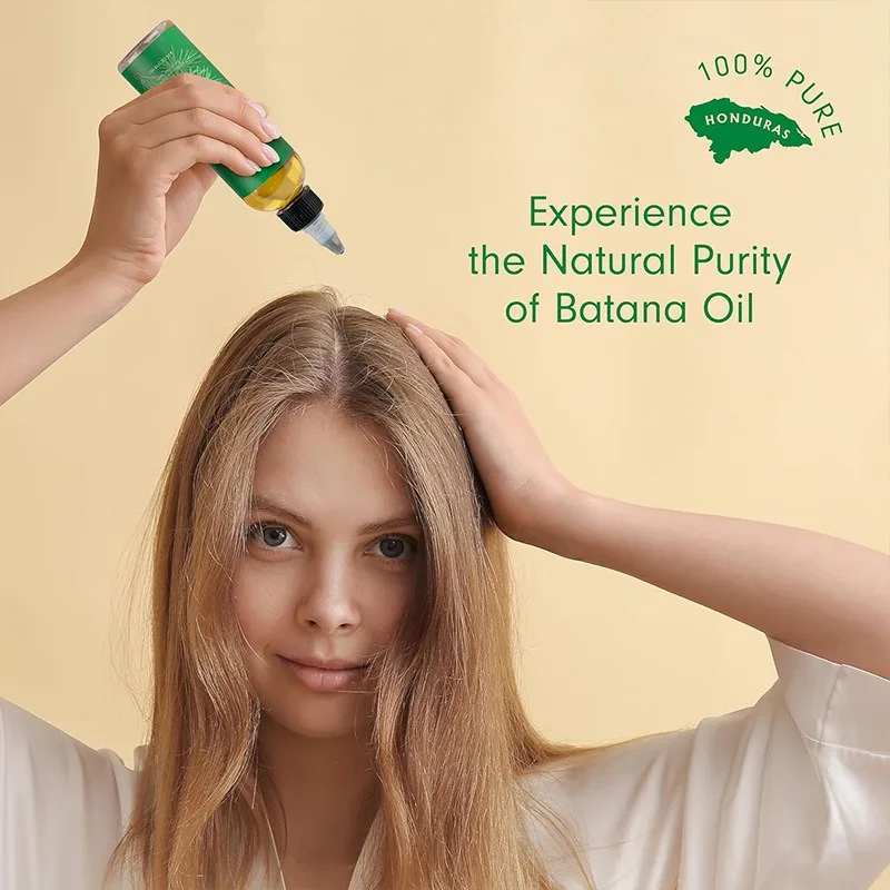 Customized 100% pure natural organic batana hair care essential oil to soften and repair hair small batch labeling production