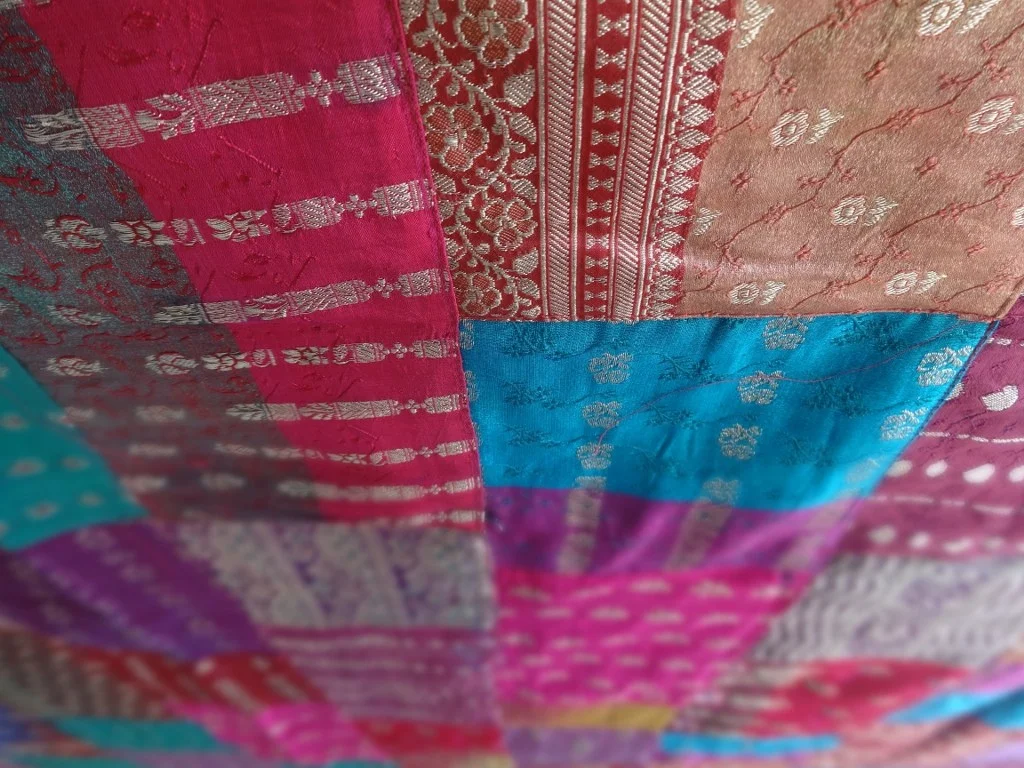 Indian Decorative Cotton Patchwork Kantha Quilt, Handmade Patchwork Soft Cotton Bedspread