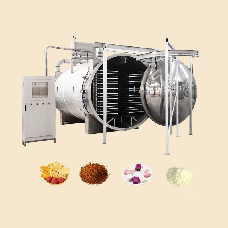 TCA Freeze drying machine sublimation condensation dryer vacuum freeze dryer for fruits vegetables