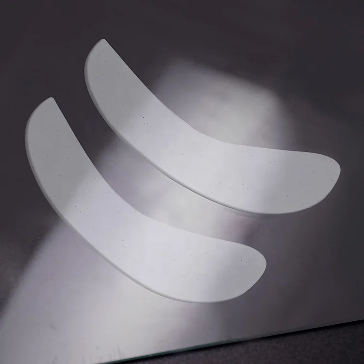 Белый частный бренд многоразовые силиконовые накладки для наращивания ресниц под глаза подтяжки ультратонкие гелевые