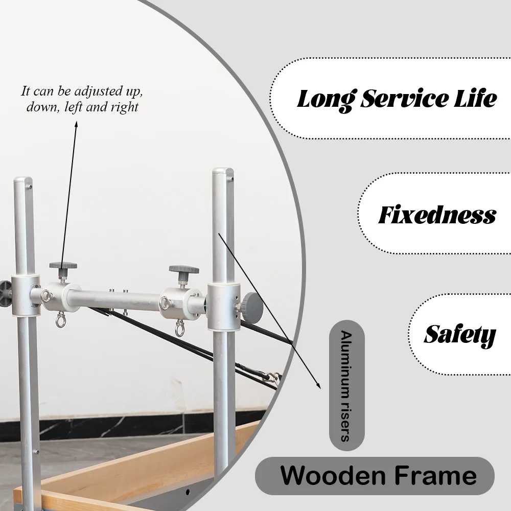 Fitness Maple Wood Pilates Reformer Equipment Factory Gym Yoga Pilates Equipment Fitness Reformers for Studio Use
