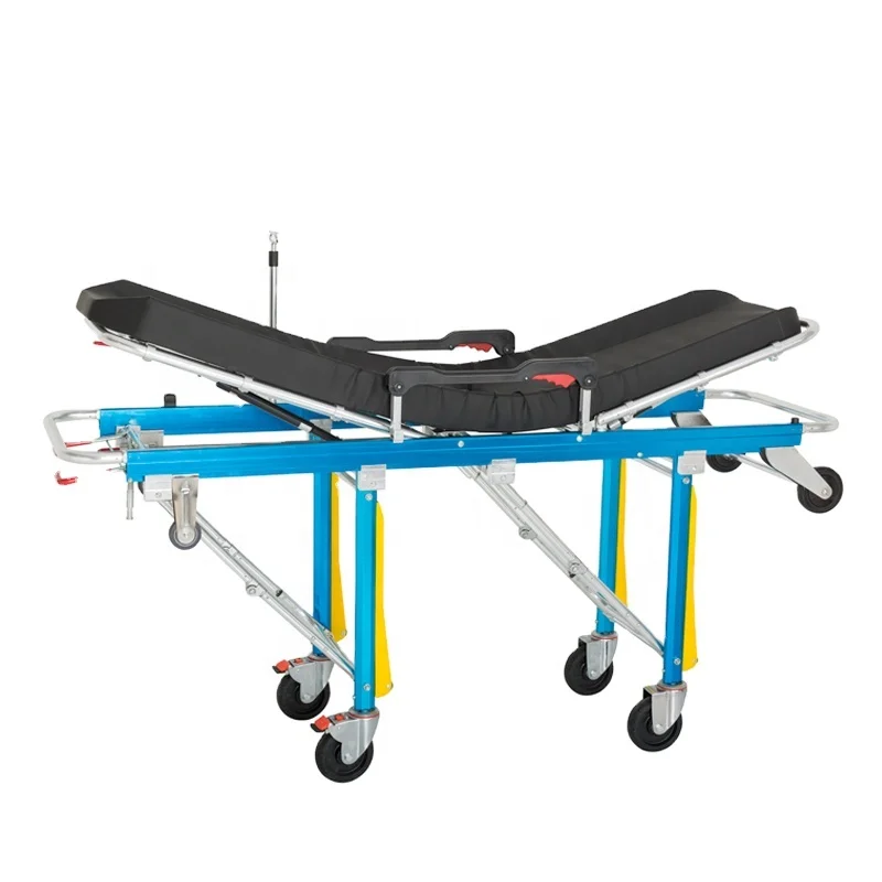 
Wholesale CE Aluminum Foamed Cushion Medical Ambulance Stretcher 