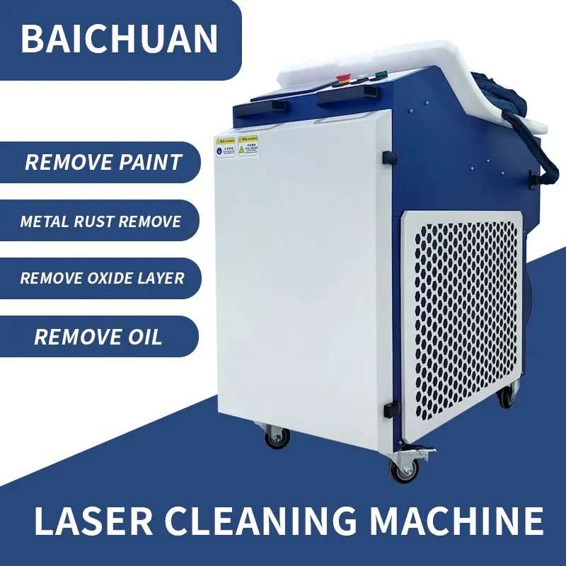 High Power Pulsemechanical Continuous Wave Pulse  Handheld Pulse Laser Cleaning Machine To Remove Rust