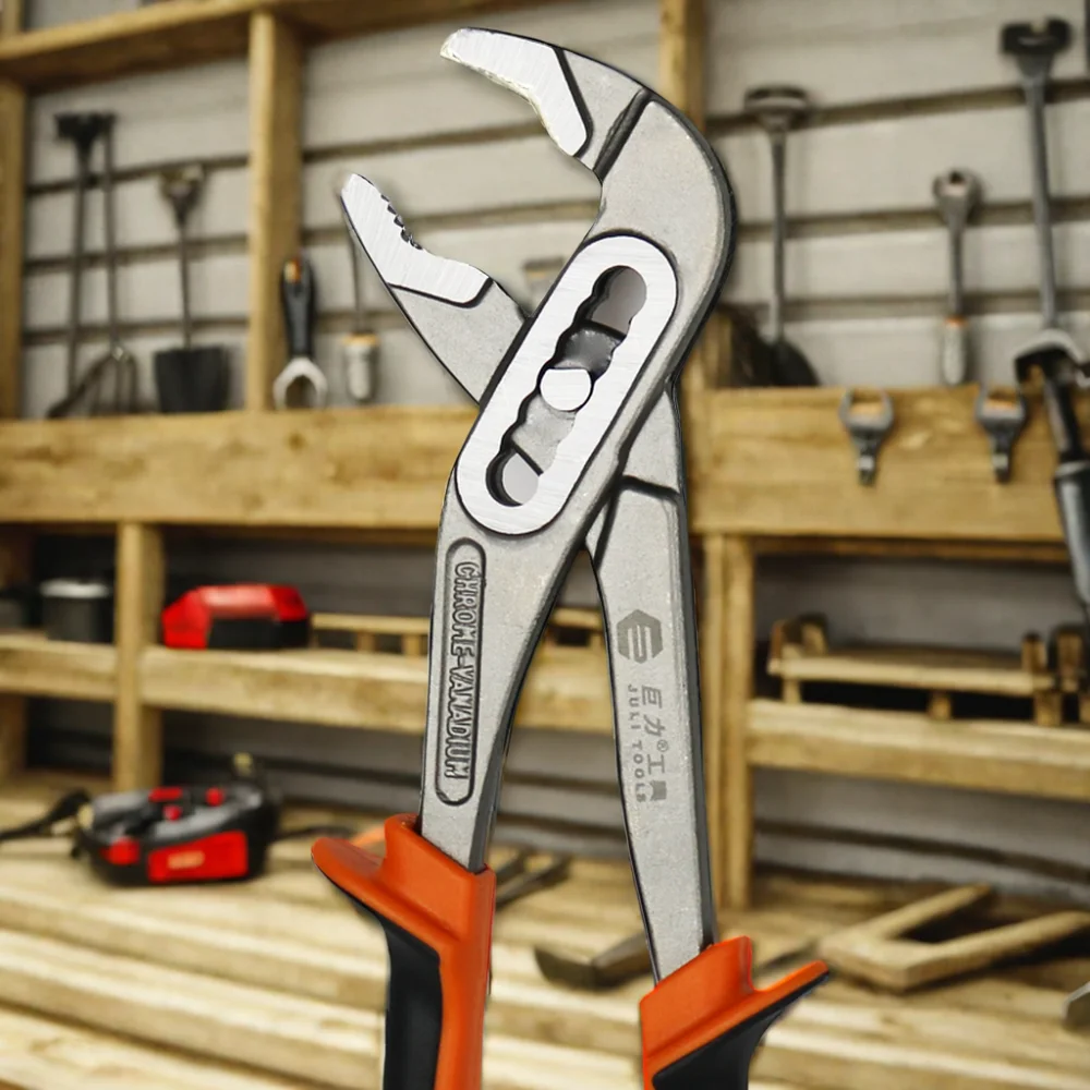 12-Inch Multi-Function Water Pump Pliers Carbon Steel Water Pipe Wrench with Customized OEM Support