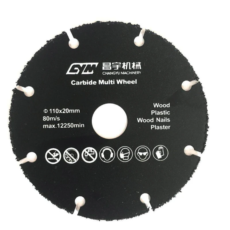 coated cutting disc for angle grinder for wood, wood with nails, plywood and PVC. 4.5 inches (115 mm)
