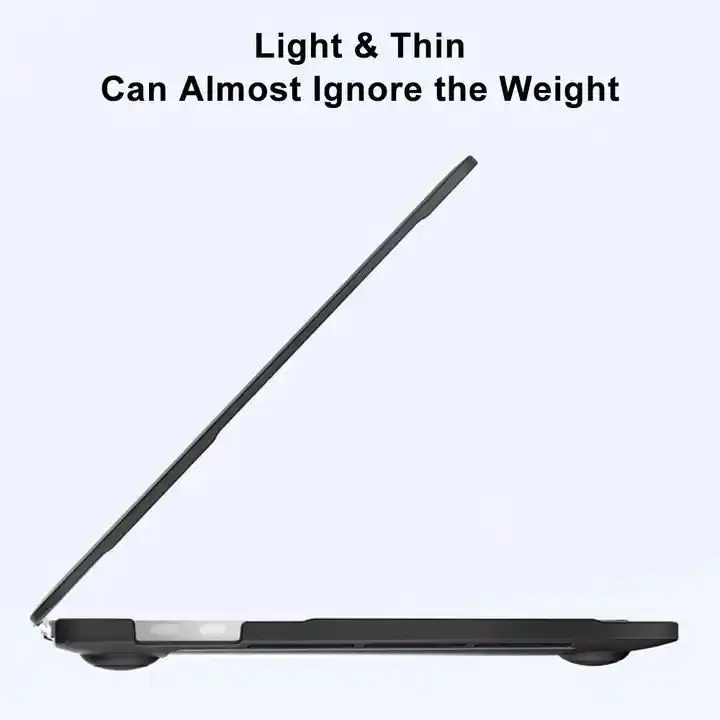 Laudtec BJK02 Injection Molding Macbook Case Portable Hard Shell Transparent Tpu Pc Laptop Case Covers for Macbook pro air