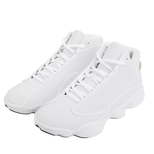 2022 Custom High-top Big Size Basketball Shoes Men Outdoor Sneakers Men Wear Resistant All Red Dominican Republic Flag Design