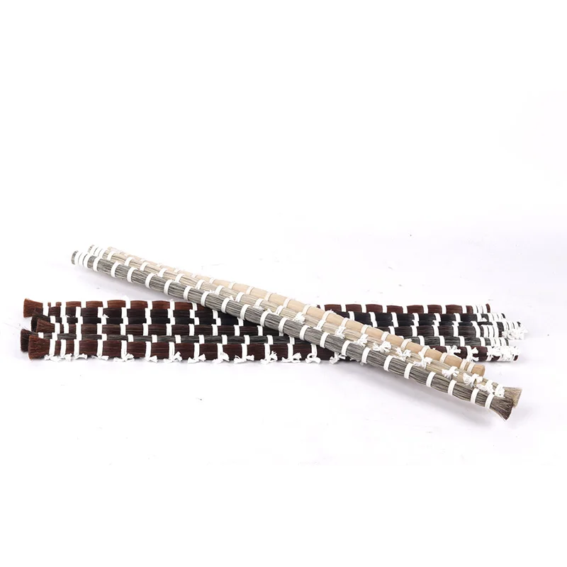 Customized violin bow hairs horse hair for violin