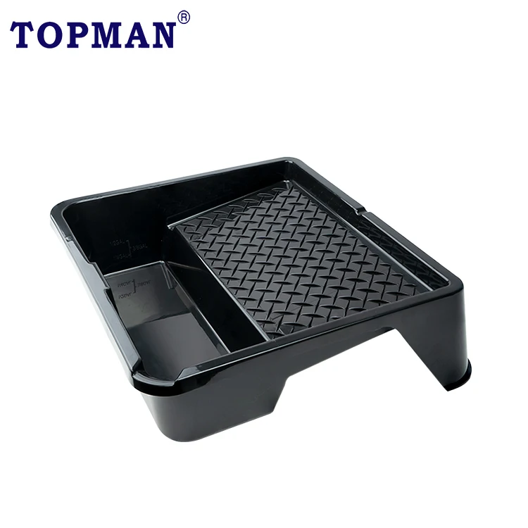 Topman 12-Inch Heavy Duty Paint Roller Tray with Deep Well High Quality Paint Rollers