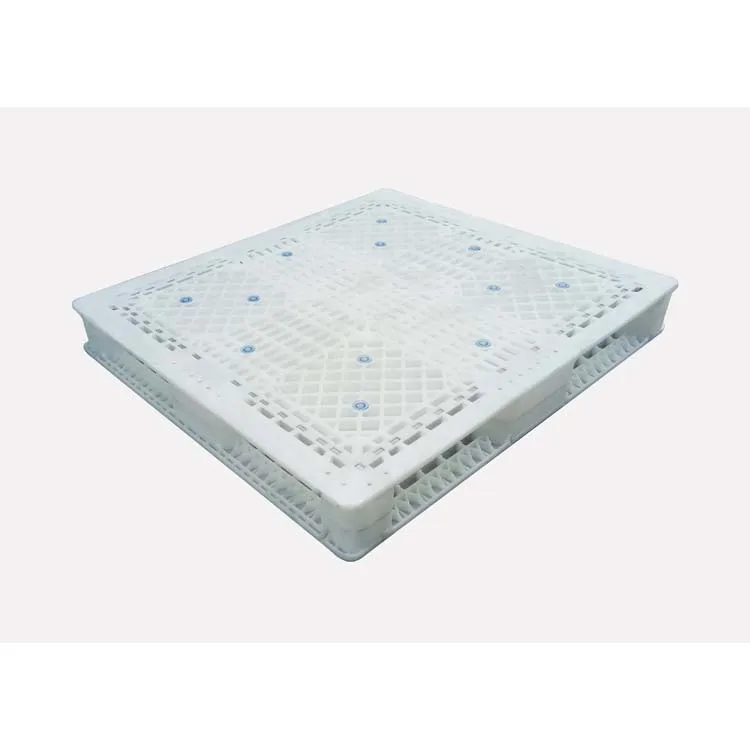 China exports with built-in steel pipe reinforced plastic injection double-sided grid plastic pallet