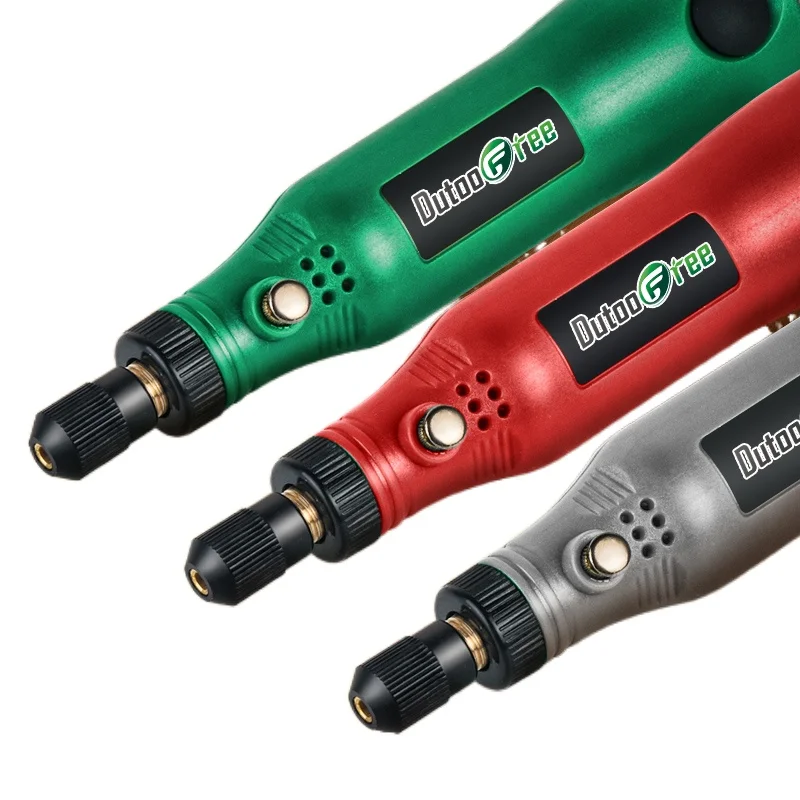 Mini Wireless Drill Electric Carving Pen Variable Speed USB Cordless Drill Rotary Tools Kit Engraver Pen for Grinding Polishing