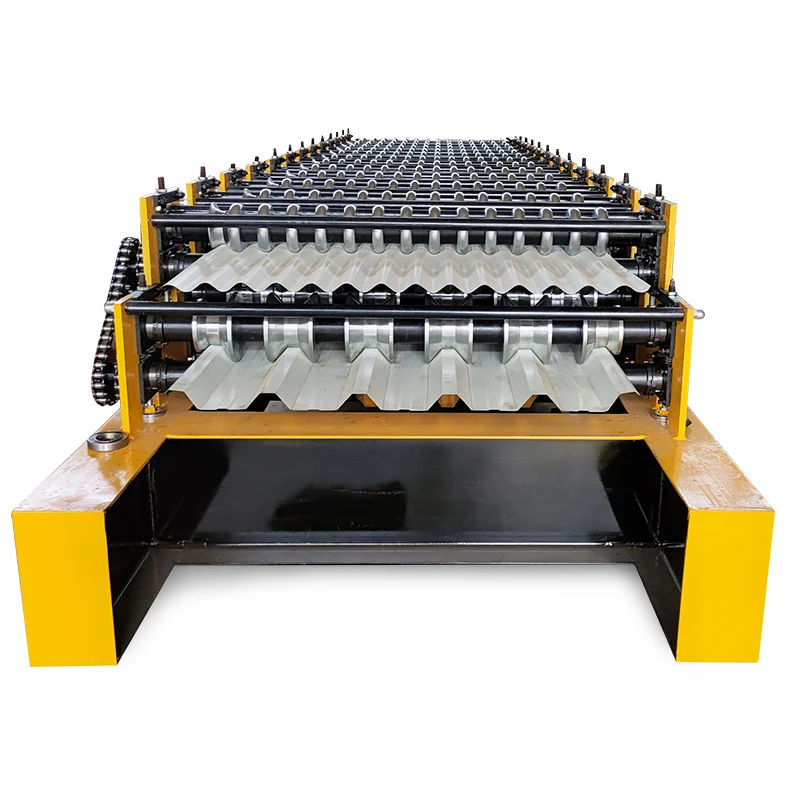Color Metal Sheet IBR Glazed Tile Double Layer Roof Panel Roll Forming Machine Metal Roofing Machine
