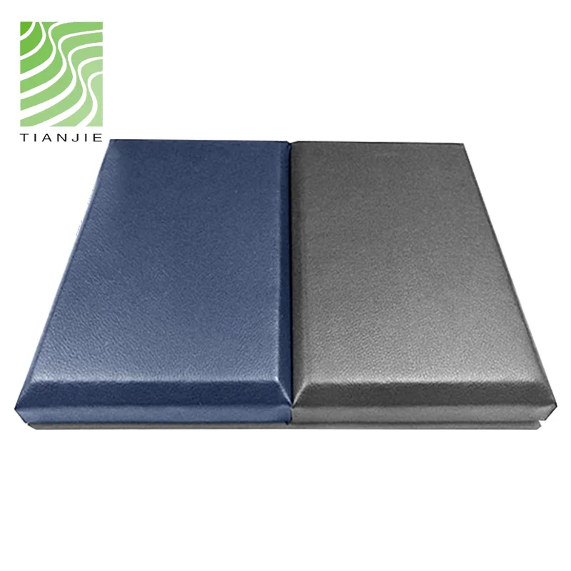 Wall Covering Panel Interior Paneling Sound Barrier Leather Fabric Acoustic BoardS