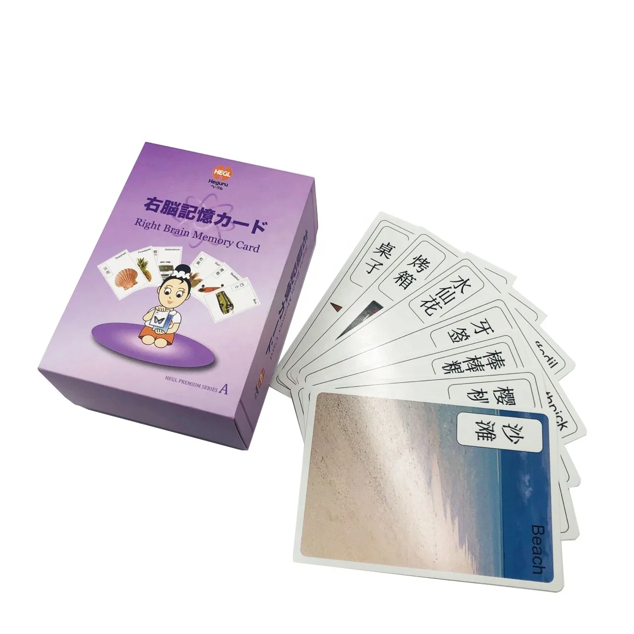 Wholesale Custom English Learning Memory Card Early Educational Toys For Children Game Card Kids Flash Cards