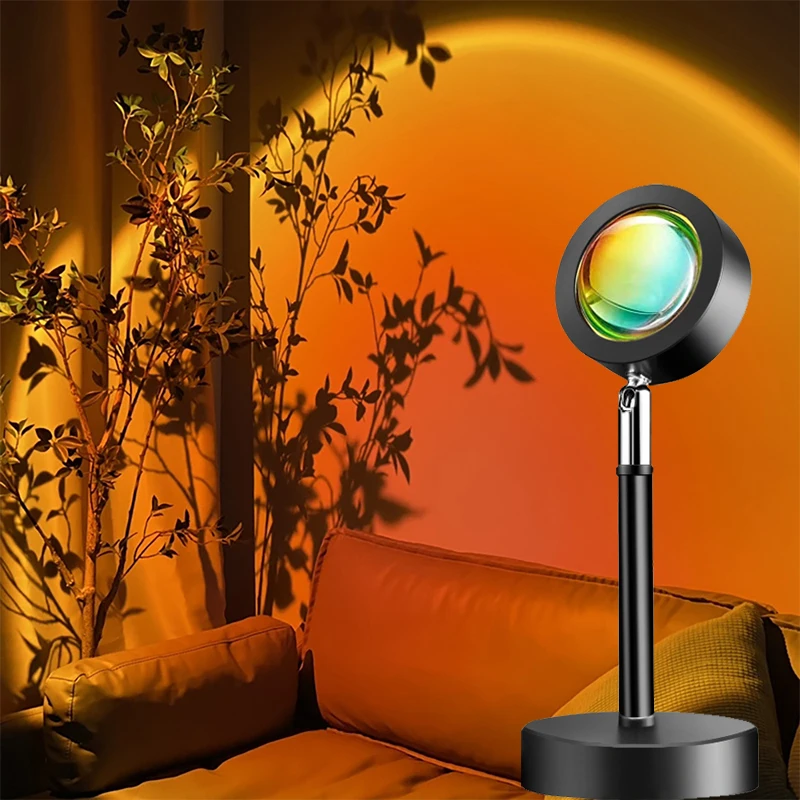 Заводская цена с дистанционным управлением НЛО маленький робот rk 64 rgb дистанционный ночник настольная лампа с закатом