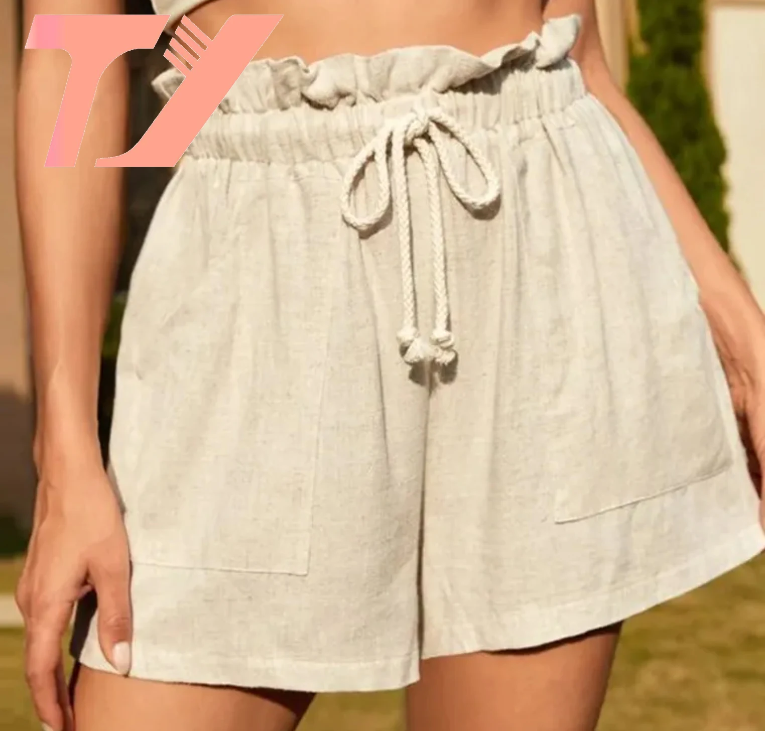 TUOYI Bamboo Sleep Shorts for Women Soft Lounge Bottoms With Pockets Lightweight Pajama Ladies Short Pants