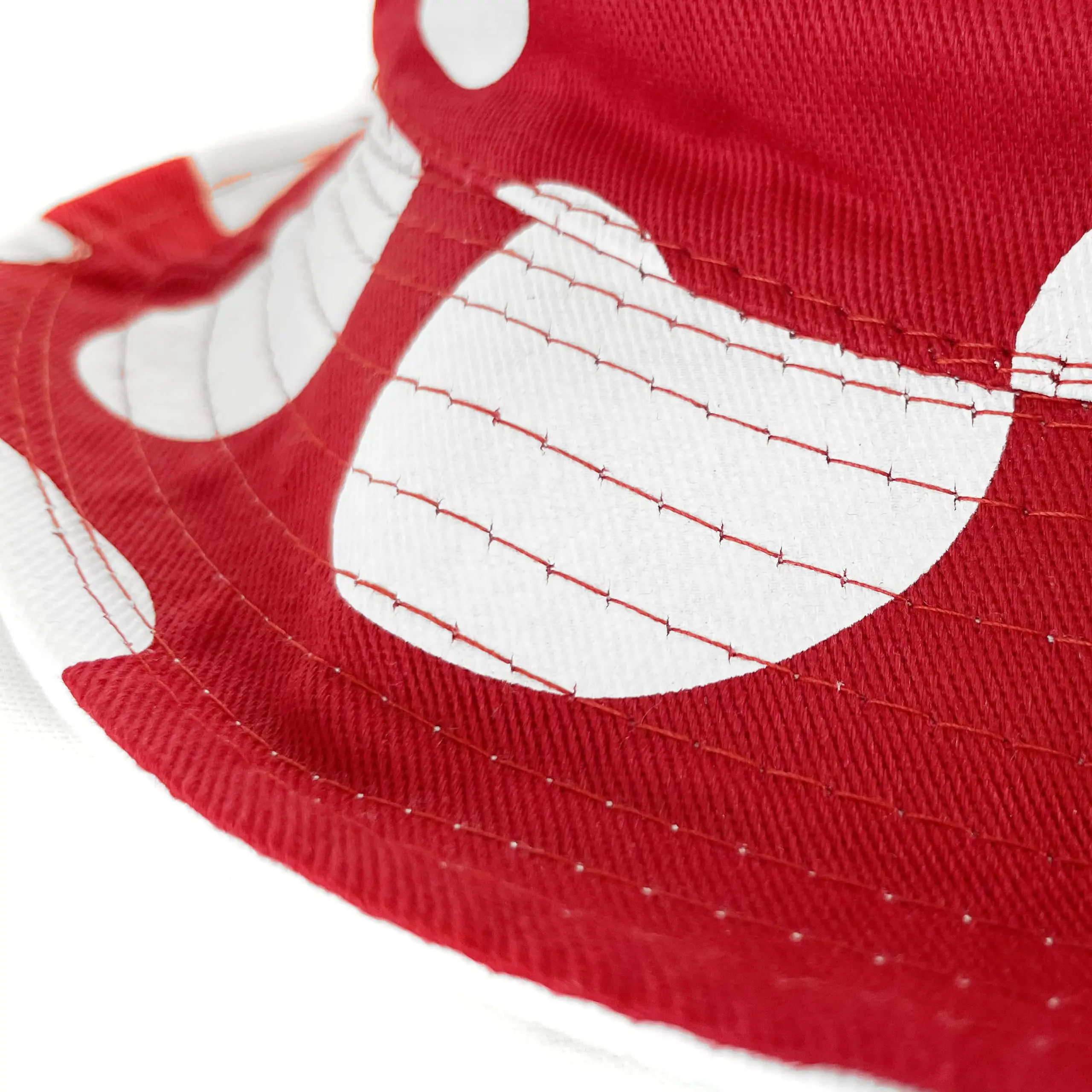 Unisex Print Double-Side-Wear Reversible Outdoor Hot Fun Summer Beach mushroom bucket hat