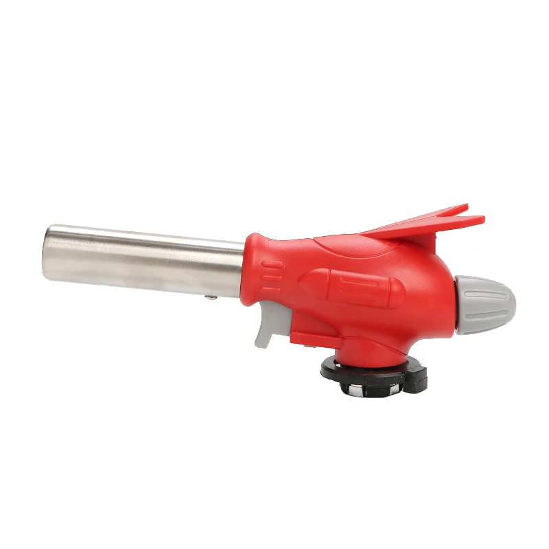 Gas Torch Flamethrower Butane Burner Auto Ignition Camping Welding BBQ Outdoor Flame gun