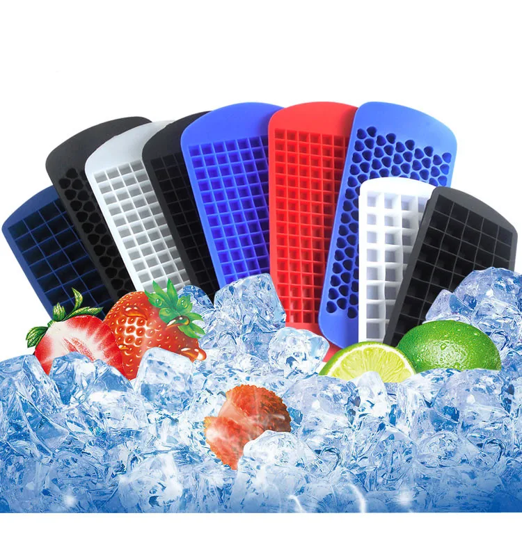 160 шт маленький поднос кубика льда полезные легко выемки силиконовая форма для льда «блок пресс-форм