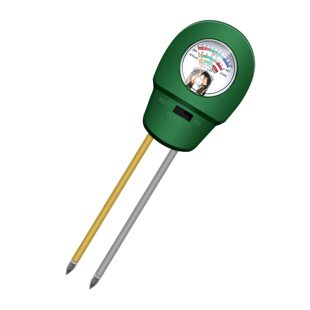 Round head three-in-one soil tester garden measuring tester