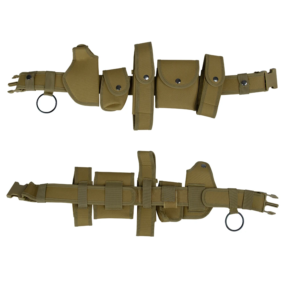 Quick Release Combat Battle Belt With Pouches Heavy Duty Inner & Outer Belt MOLLE Tactical Belt Set