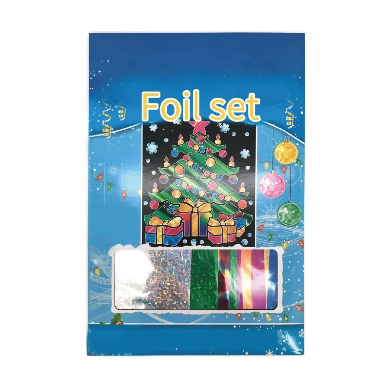 
DIY Craft Kit Animal Foil Paper Craft 3D Kids Educational Toy Puzzle Make Your Own Sticker Board Set Art Kit 