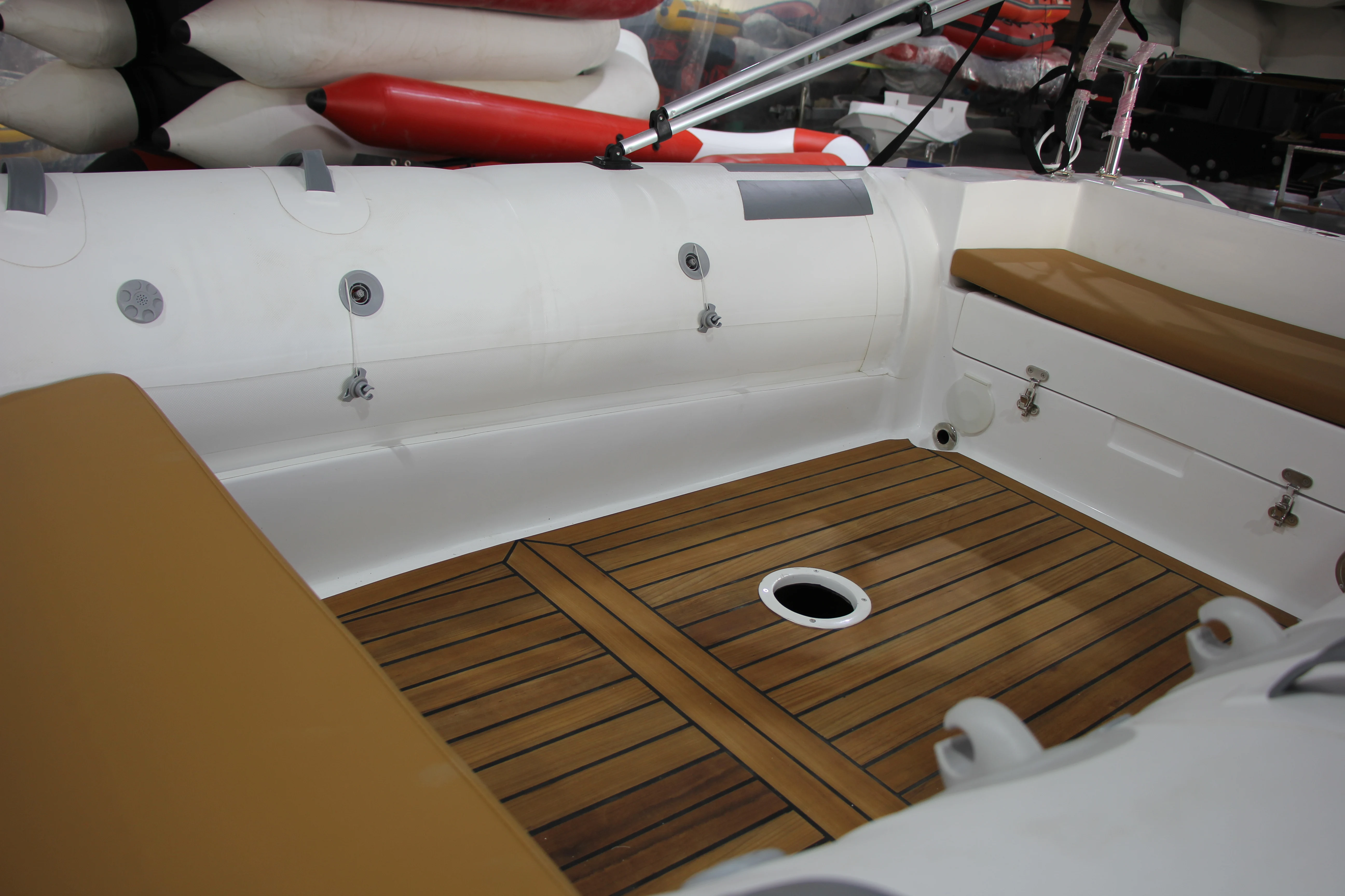 4.8m Rib Boat Rib-480 With Motor Engine Hypalon Rib Boat With Console