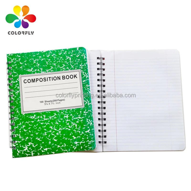 American 100 Sheets School Supplies Spiral Notebook Composition College Ruled