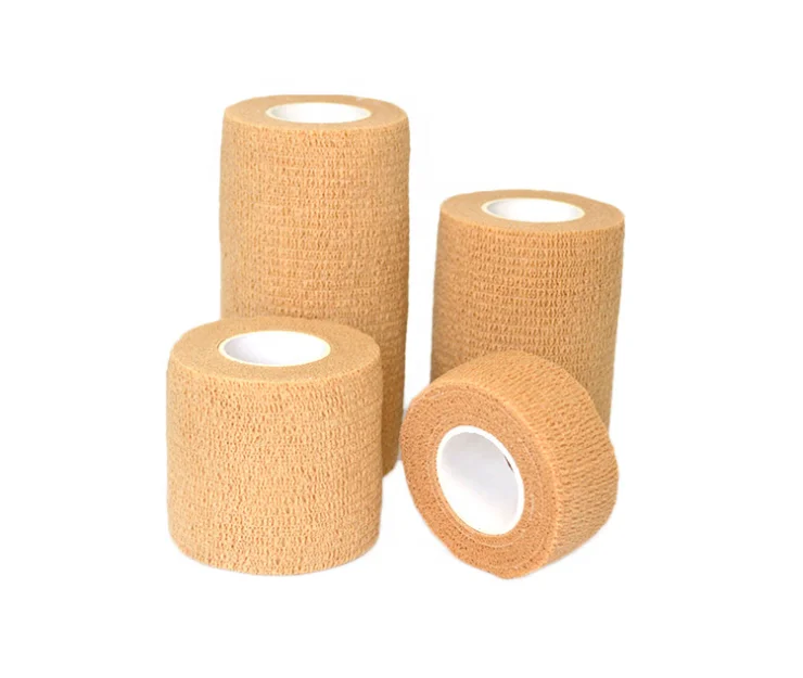 ISO/ CE/FSC Approved Hot Sale Non woven elastic cohesive self- adhesive bandage -- human or animals