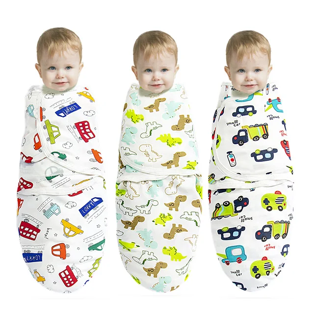 
3 pack 100% organic muslin swaddl blanket Adjustable Infant Wrap baby muslin swaddle blanket wrap 