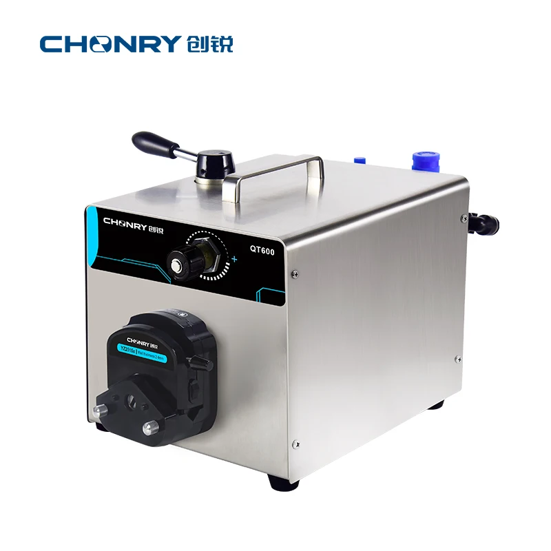 Промышленный цифровой Перистальтический пневматический двигатель CHONRY QT600