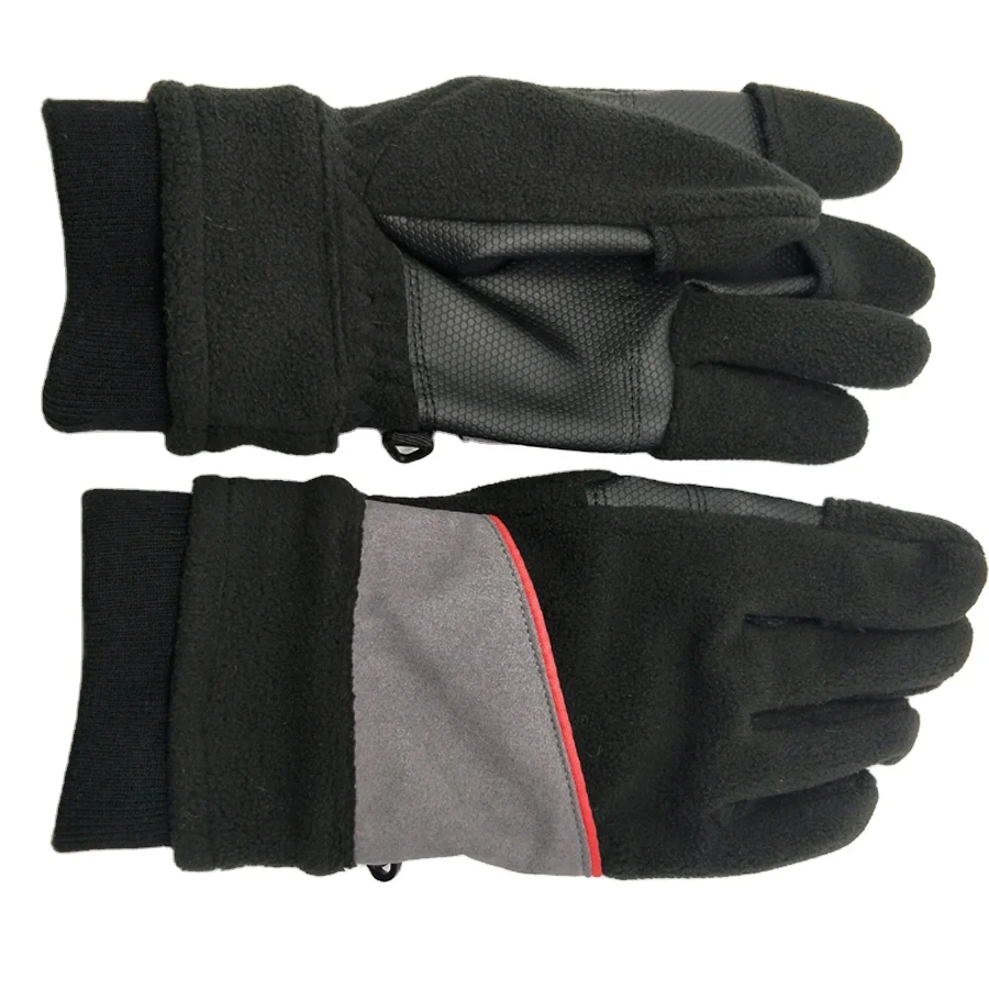 High Quality FullFinger Winter Basic Style Custom Warm Fleece Glove for Outdoor Activities for adults