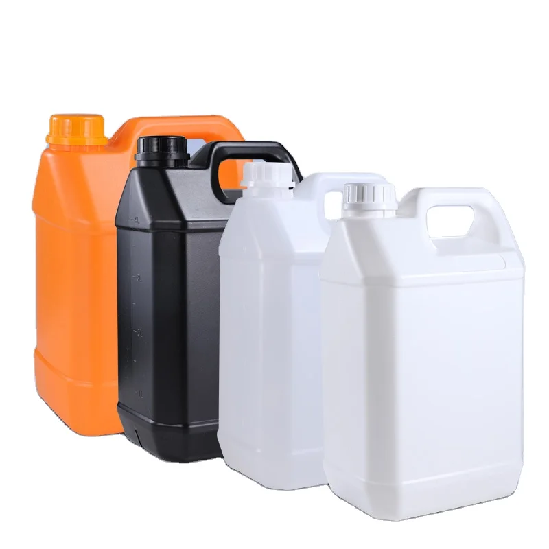 HDPE Liquid Empty Container 4L Plastic Drum Barrel Pail For Chemical Corrosion Resistant