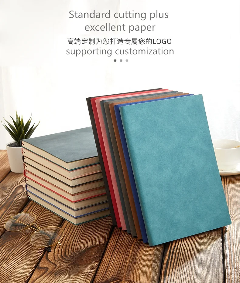 Cheap Journals custom logo notebook customizable A5 A6 B5 Leather Spiral Notebook School Office Business Travel Notebook