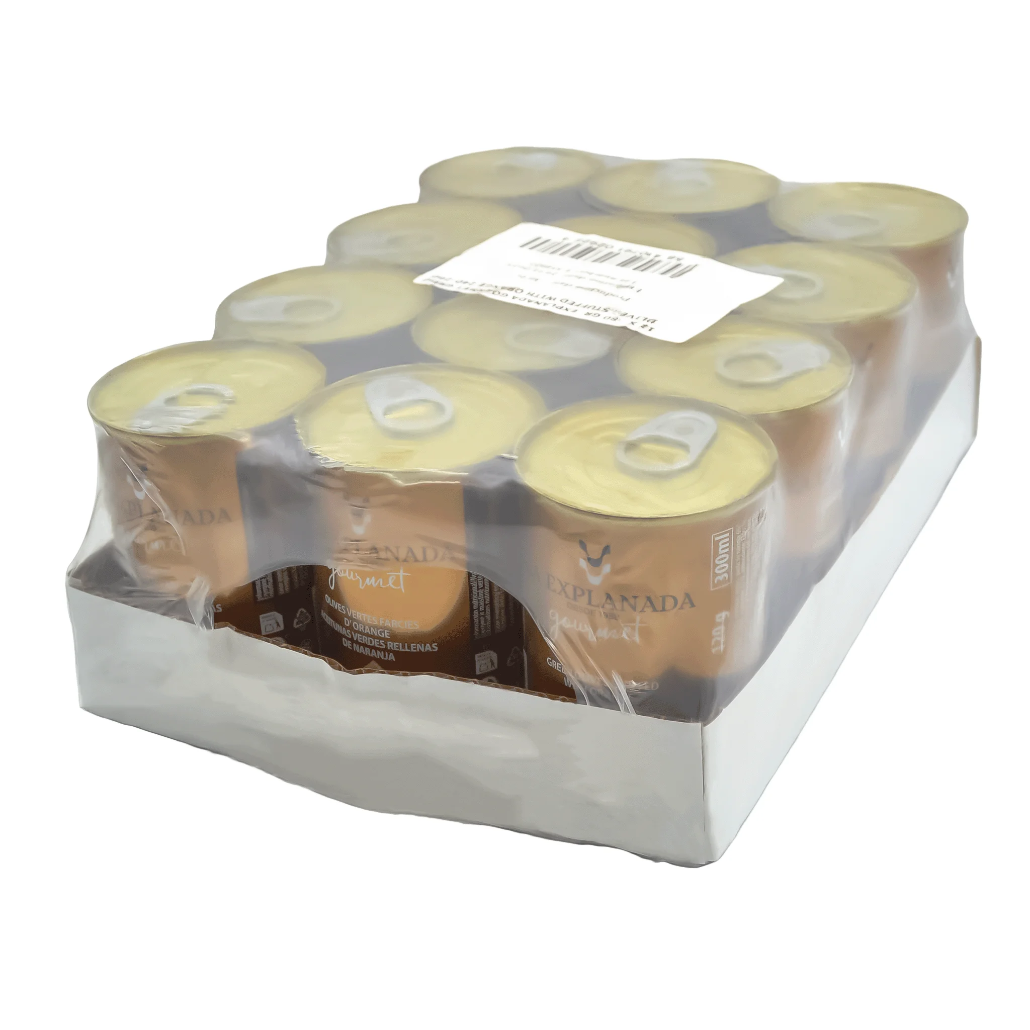 Best Selling Excellent Quality Tasty Appetizer Standard Maturity Orange Stuffed Manzanilla Green Olives