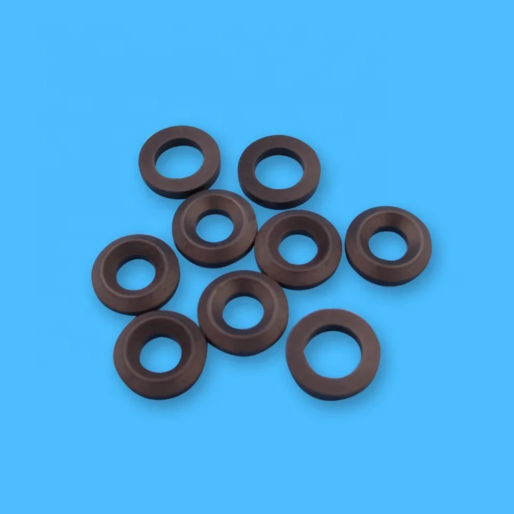 carbon fiber filled PTFE plastic shim gasketsring  seal ring   /PTFE spacer /Cylinder ring