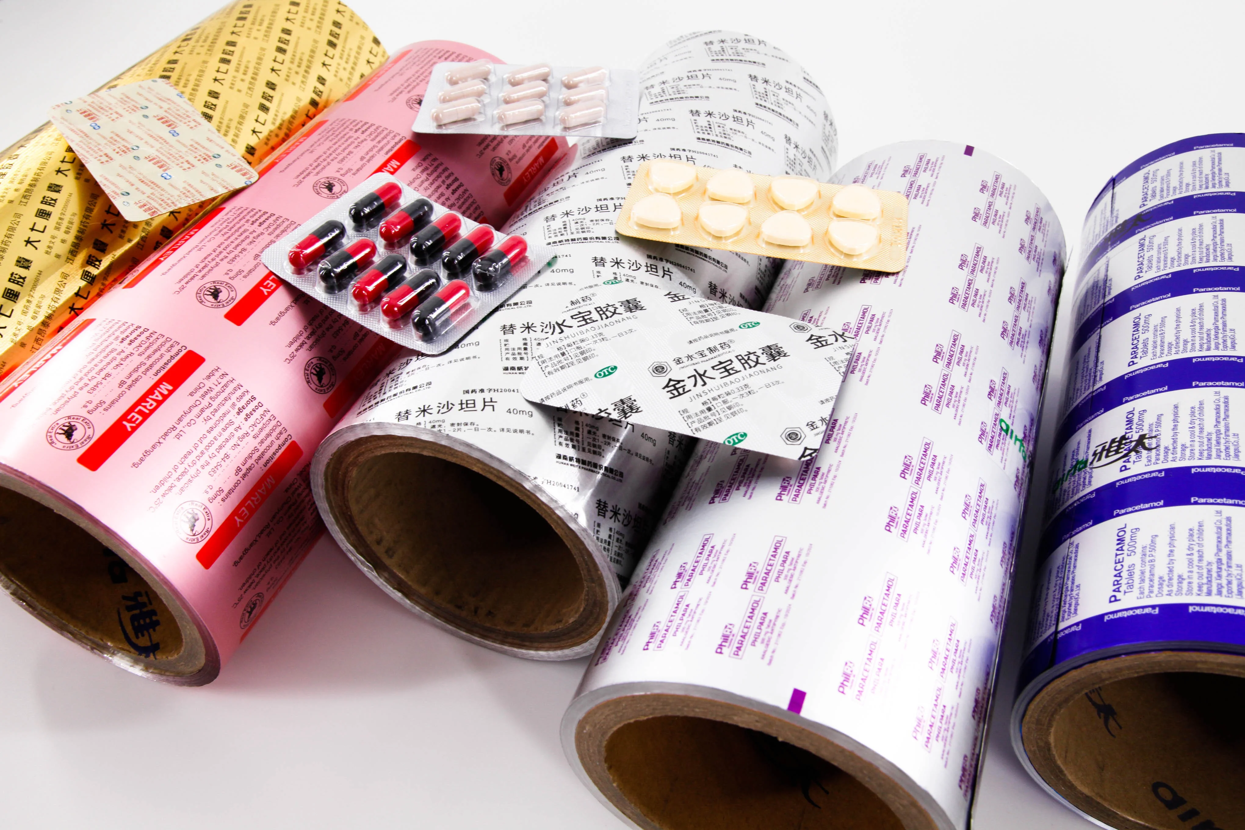 Pharmaceutical packaging materials for blister foil pvc packing